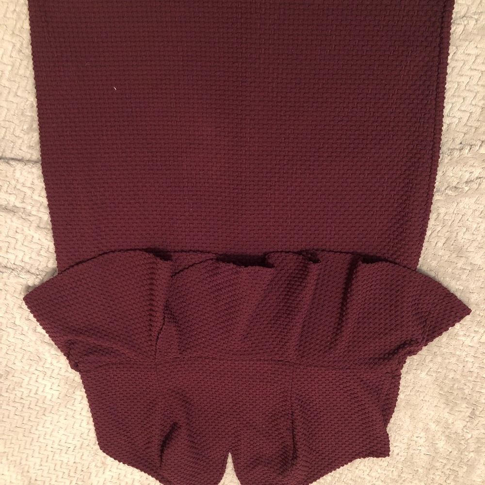 Size 3X peplum Plum dress